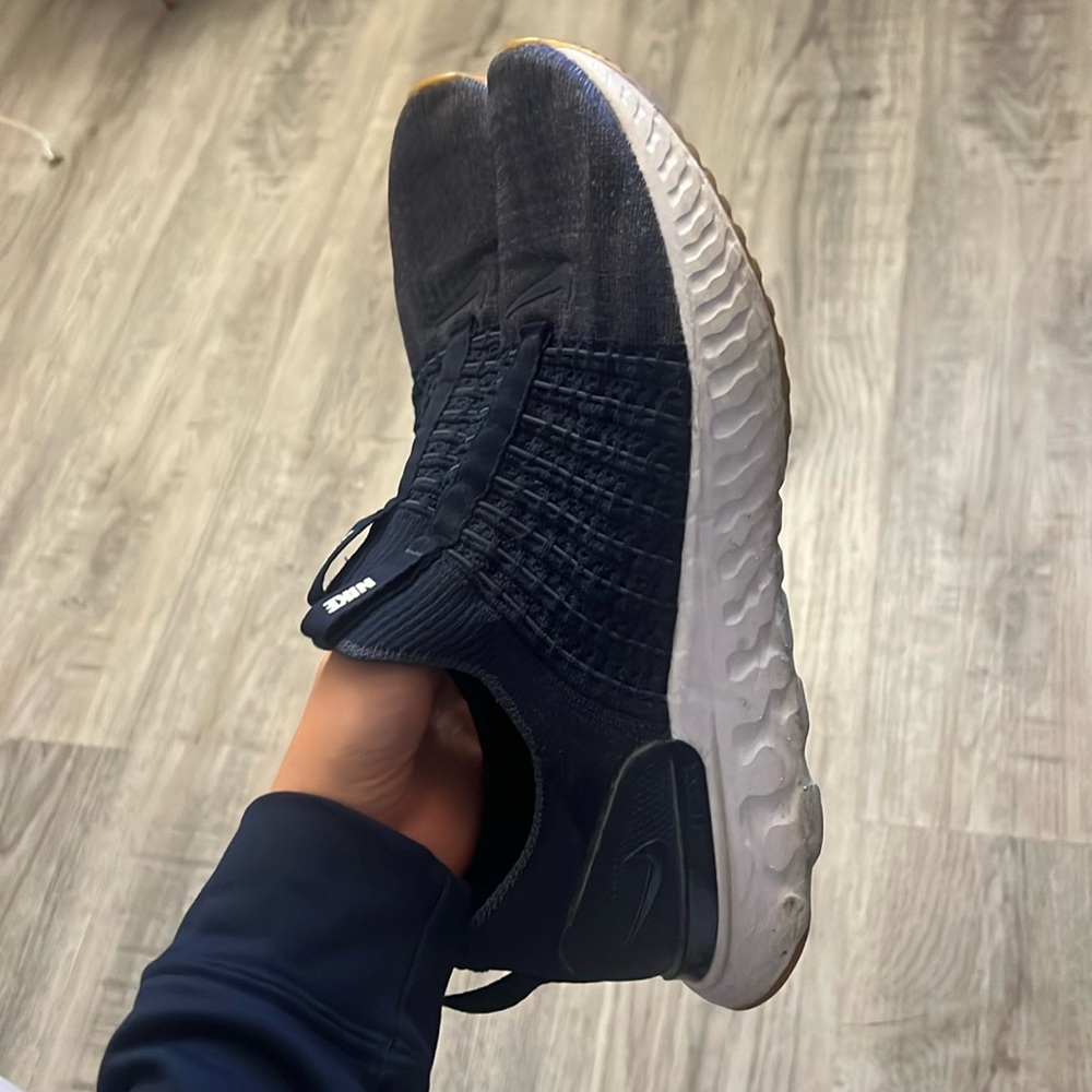 Nike navy running shoes
